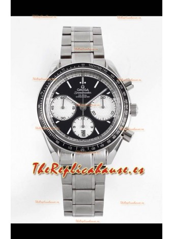 Omega Speedmaster Racing Acero 904L Chronograph Réplica a Espejo 1:1 Dial Negro