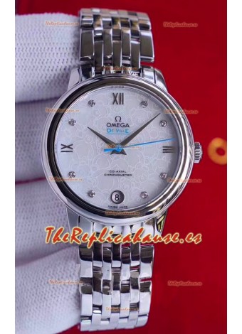 Omega De Ville Edition Reloj Suizo Automático Caja en Acero Inoxidable