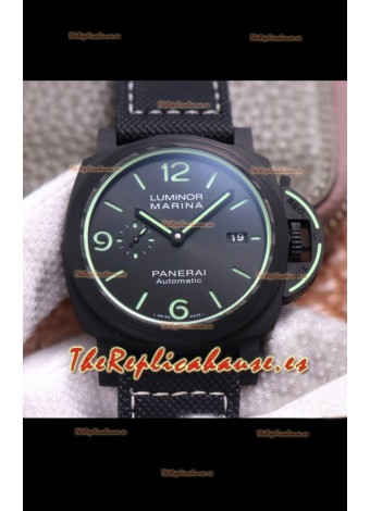 Panerai Luminor Marina PAM1118 Carbotech Reloj Réplica Suizo a Espejo 1:1 44MM