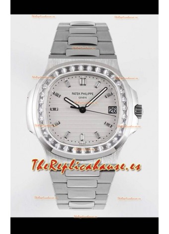 Patek Philippe Nautilus 5711/1A Dial Blanco Reloj Réplica Suizo a Espejo 1:1 en Acero 904L