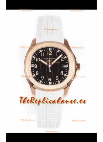 Patek Philippe Aquanaut 5167R Oro Rosado Reloj Réplica a Espejo 1:1 - Dial Negro