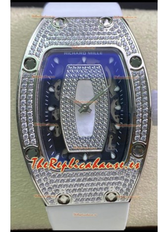 Richard Mille RM-07-01 Dial y Caja de Diamantes Ladies Reloj Rélica Suizo 1:1