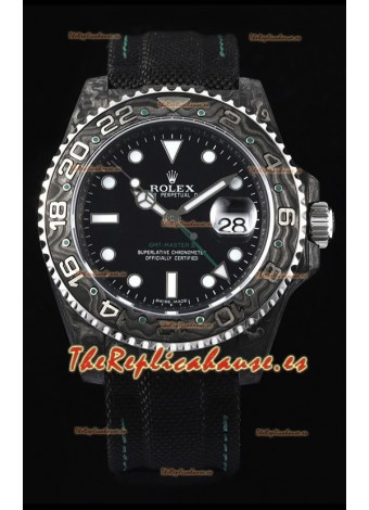 Rolex GMT Masters II DiW Edición Réplica Suiza Movimiento ETA 3285 - Dial Negro