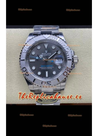 Rolex Yachtmaster 40mm Dial Acero - Reloj Réplica Espejo 1:1 en Caja de Acero 904L