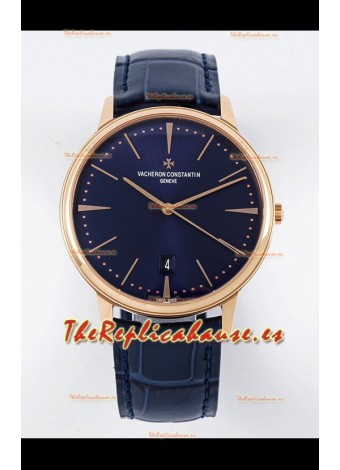 Vacheron Constantin Patrimony Oro Rosado Reloj Réplica Suizo a Espejo 1:1 40MM Acero 904L