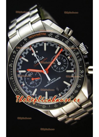 Omega Speedmaster Racing Co-Axial Master Reloj Réplica Suizo Cronógrafo en Dial Negro