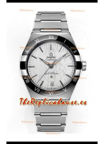 Omega Co-Axial Constellation Acero Inoxidable Dial Rodio Réplica Espejo 1:1 41MM