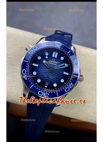 Omega Seamaster 300M Azul Summer Suizo Acero 904L Réplica a Espejo 1:1