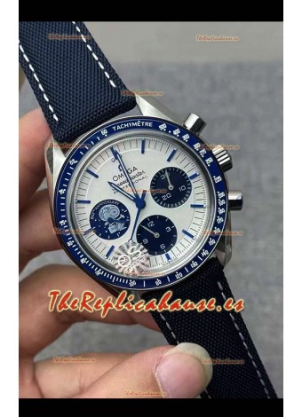 Omega Speedmaster Professional Silver Snoopy 50 Aniversario Edición Limitada Reloj Réplica Suizo