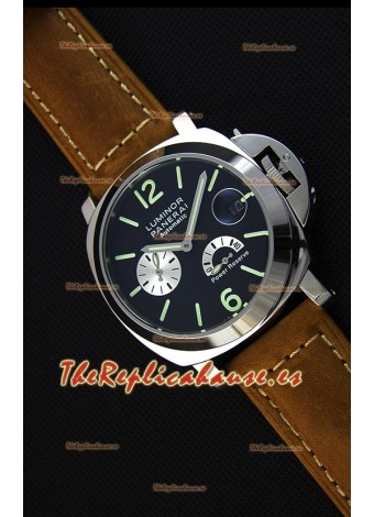 Panerai Luminor Reloj Réplica Japonés con Indicador de Reserva de Energía en Caja de Acero