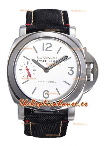 Panerai Luminor Luna Rossa PAM1342 Dial Blanco Calidad Espejo 1:1 - Caja Acero 904L