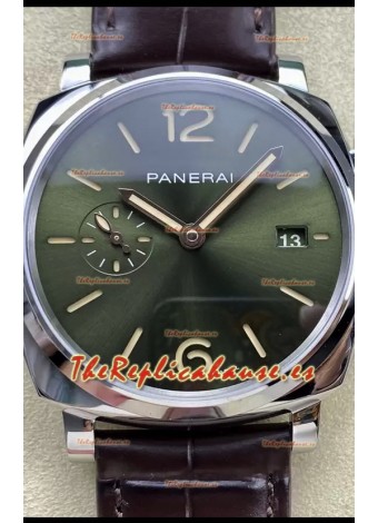 Panerai Luminor Due Edición PAM1329 Reloj Réplica Suizo a Espejo 1:1 Dial Verde