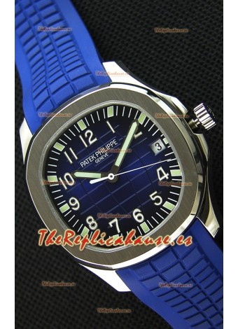 Patek Philippe Aquanaut 5168G-001 Reloj Réplica Suizo Dial en Azul - Versión Actualizada a Espejo 1:1