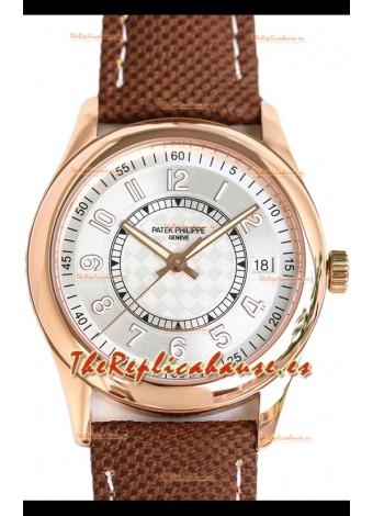 Patek Philippe Calatrava 6007R Dial Acero Oro Rosado Reloj Réplica Espejo 1:1