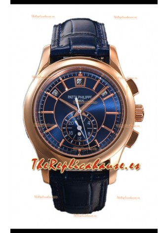 Patek Philippe 5205 Complications Moonphase Dial Azul Reloj Réplica Suiza Espejo 1:1