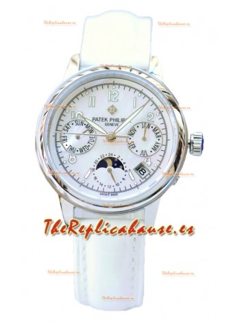 Patek Philippe Grand Complications Ladies First Perpetual Calendaer Caja Acero Reloj Réplica Suiza 