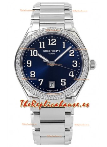 Patek Philippe Twenty-4 Dial Azul Caja Acero 904L Reloj Réplica Espejo 1:1 36MM