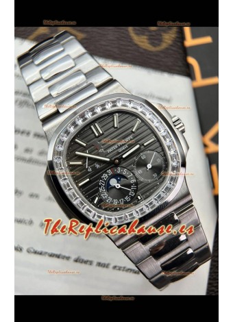 Patek Philippe Nautilus 5712G 1:1 Quality Reloj Réplica Suiza en Dial Gris