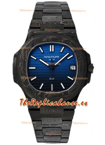 Patek Philippe Nautilus 5711 Edición DiW Cerámica/Carbono Reloj Réplica Suiza Espejo 1:1