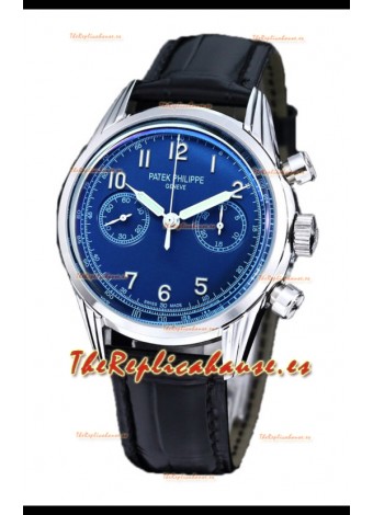 Patek Philippe Complications 5162G Dial Azul Acero Inoxidable Reloj Réplica Suiza 