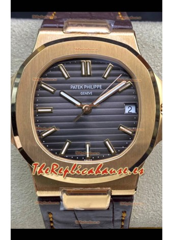 Patek Philippe Nautilus 5711 Acero 904L Actualizado 2023 Reloj Réplica - Dial Gris