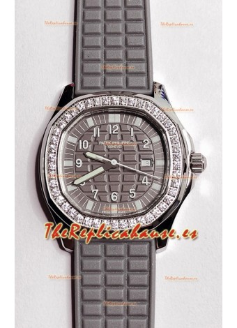 Patek Philippe Super Clone Aquanaut LUCE 5069-001 Quartz en Dial Gris 35MM