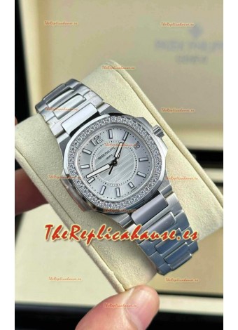 Patek Philippe Nautilus Super Clone 7010 32MM Réplica Espejo 1:1 Dial Acero 