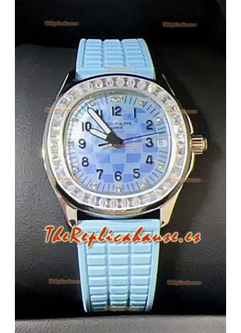 Patek Philippe Super Clone Aquanaut LUCE 5072-001 Automatic en Dial Azul 35MM