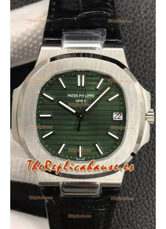 Patek Philippe Nautilus 5711/1A-014 Reloj Réplica Suizo a espejo 1:1 Dial Verde 904L Steel 