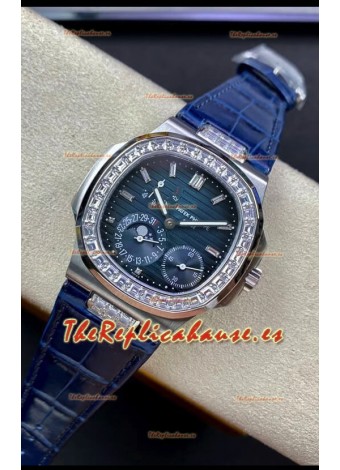 Patek Philippe Nautilus 5712G Reloj Réplica Suizo en Calidad 1:1 en Dial Negro