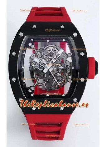 Richard Mille RM055 Caja Cerámica Con Tourbillon Genuino Reloj Super Clone