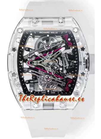 Richard Mille RM38-02 Zafiro Bubba Watson Genuino Movimiento Tourbillon Réplica Espejo 1:1