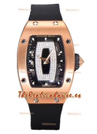 Richard Mille RM007 Reloj Réplica Suiza Automático Superclone Oro Rosado 18K