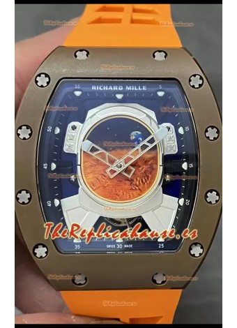 Richard Mille RM52-02 Edición Limitada Pharrell Williams Genuino Tourbillon Reloj Réplica 1:1