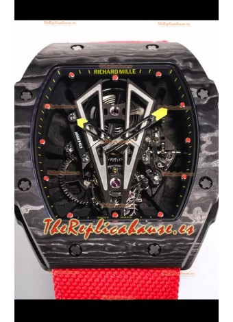 Richard Mille RM27-03 Rafael Nadal Genuino Movimiento Tourbillon Reloj Réplica a Espejo 1:1