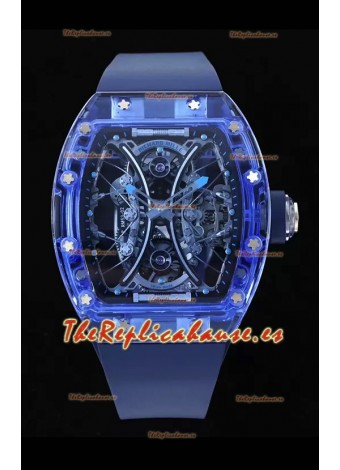 Richard Mille RM53-01 Pablo Mac Donough Caja de Zafiro con Movimiento Tourbillon Original
