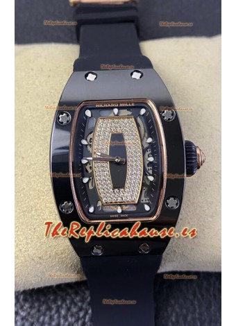 Richard Mille RM-07-01 Caja Cerámica Ladies Reloj Réplica Suizo 1:1