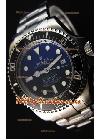 Rolex Sea-Dweller REF# 116660 Deep Sea Blue Reloj Réplica Suizo a Espejo 1:1 - Reloj en Acero 904L