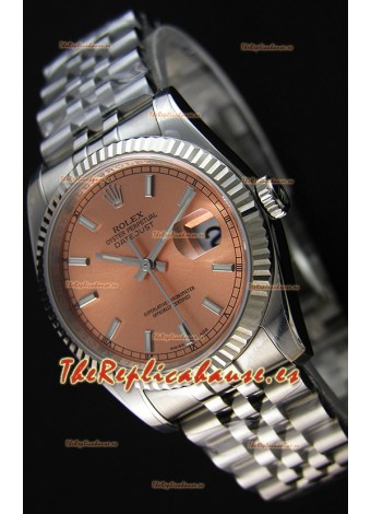 Rolex Datejust Reloj Réplica Japonés - Dial Champange en 36MM con correa Jubilee