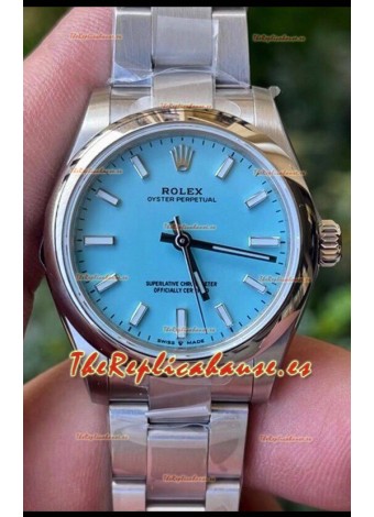 Rolex Oyster Perpetual REF#277200 31MM Movimiento y Réplica Suizo Dial Azul Acero 904L Reloj Réplica Espejo 1:1