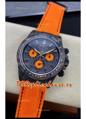 Rolex Daytona DiW Reloj Edición Carbono Narajna - Caja Carbono Forjado Réplica Espejo 1:1