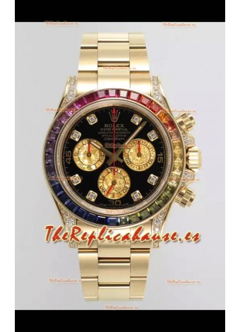 Rolex Cosmograph Daytona 116598BROW Oro Amarillo Movimiento Original Cal.4130