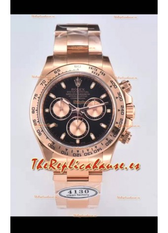 Rolex Cosmograph Daytona M116505-0008 Oro Rosado Movimiento Original Cal.4130 - Reloj Acero 904L
