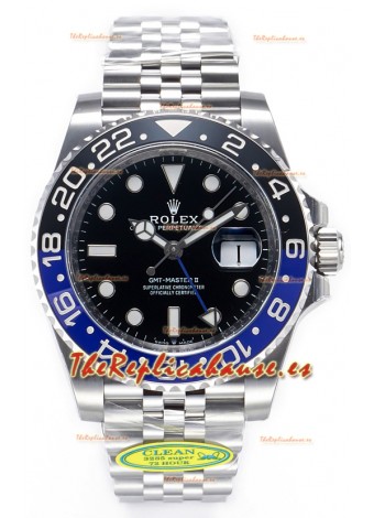 Rolex GMT Masters II 126710BLNR BATGIRL Cal.3285 72 Hours Correa Power Jubilee Réplica Suiza Acero 904L