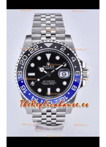 Rolex GMT Masters II 126710BLNR Batman Movimiento Cal.3285 Réplica Suiza - Último Reloj Acero 904L