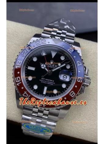 Rolex GMT Masters II m126710BLRO PEPSI Movimiento Cal.3285 Réplica Suiza - Reloj Acero 904L Ultimate
