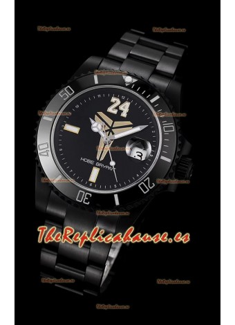 Rolex Submariner Suizo Edición Kobe Bryant Reloj Réplica Suizo Caja en Revestimiento PVD