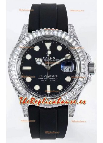 Rolex Yachtmaster 226679TBR Oro Blanco 42MM Cal.3135 Reloj Suizo 1:1 Ultimate Acero 904L