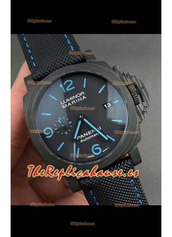 Panerai Luminor Edición Marina Carbotech PAM1661 Reloj Réplica a Espejo 1:1 Caja en Carbono