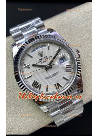 Rolex Day Date 228239-83419 Acero 904L 40MM - Dial Blanco Perla Reloj Calidad Espejo 1:1